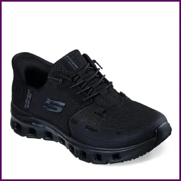 Non-Slip Work Shoes Women's Size 7 Hands-Free Slip-On Safety